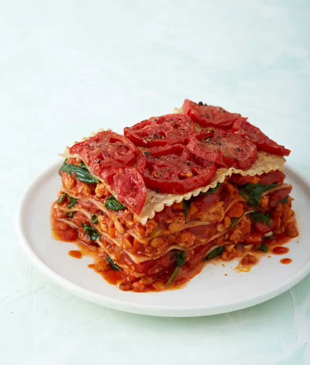 tempeh ragu lasagna