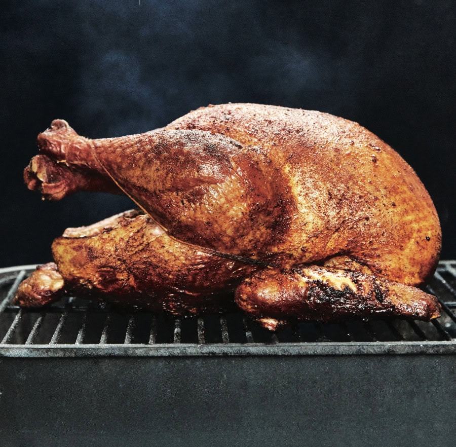 Grill-Roasted Turkey with Smoky Cumin Salt