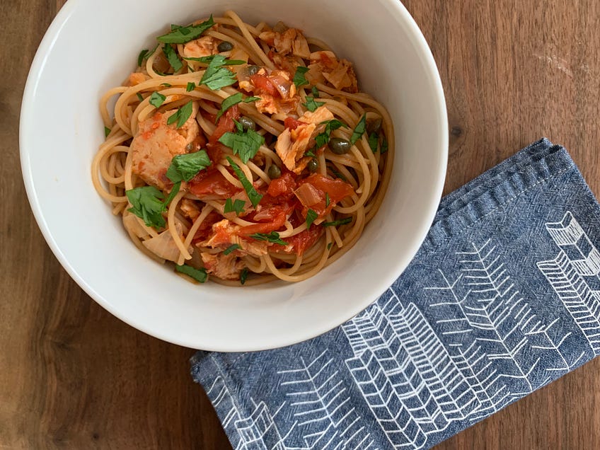 Pasta with Tuna Sauce