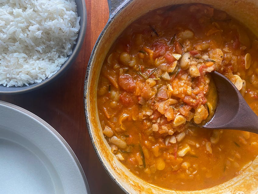 Beans and Tomatoes