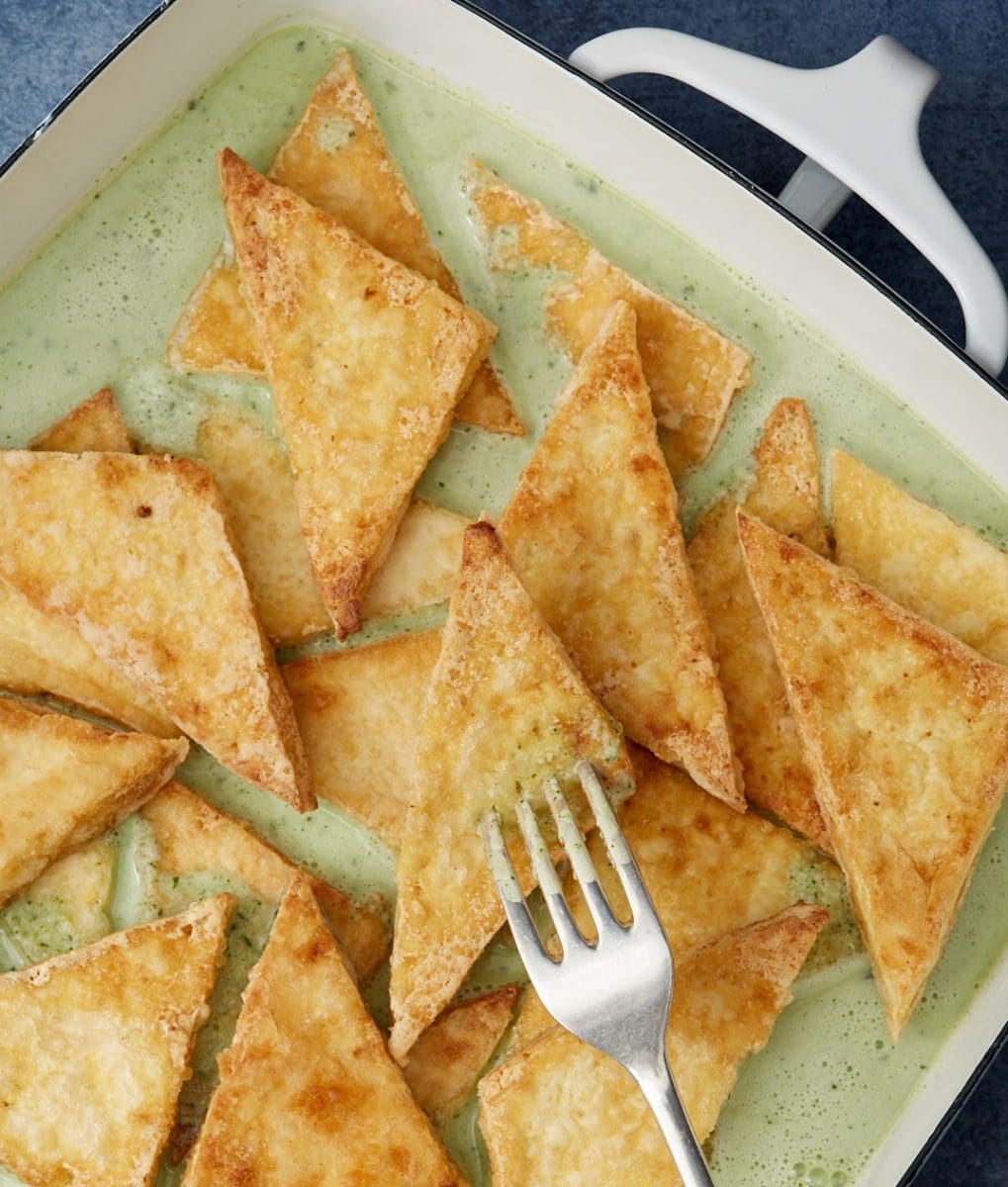 Coconut-Herb Marinated Crisp Tofu